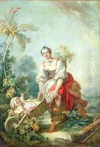 The Joys of Motherhood by Jean-Honore Fragonard