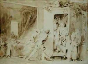 The Surprised Lover by Jean-Honore Fragonard