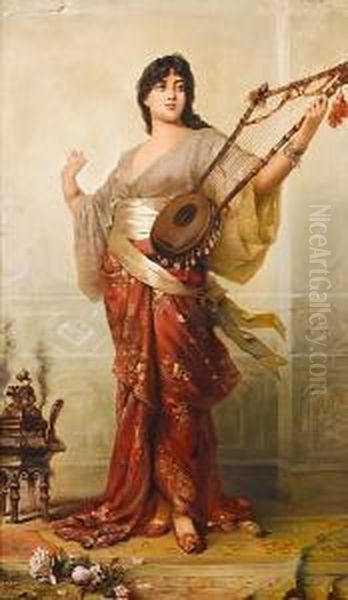 The Lute Player - view 1