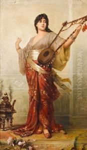 The Lute Player by Nathaniel Sichel