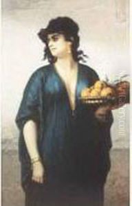 La Marchande D'oranges A Thebes.