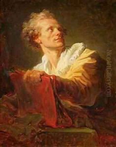 Portrait of a Young Artist presumed to be Jacques Andre Naigeon 1738-1810