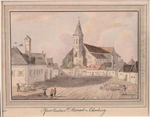 A Szent Mihaly Templom Sopronban by Anton Siegl