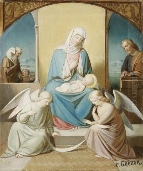 Adoration Of The Angels - view 1