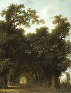 A Shaded Avenue probably 1773 by Jean-Honore Fragonard