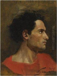 Man In Profile by Henrik Ippolipovich Semiradskii