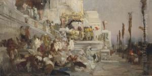 Study For 'torches Of Nero'