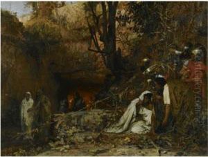 Christian Persecutors At The Entrance To The Catacombs