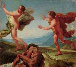 Apollo and Daphne by Jean-Honore Fragonard