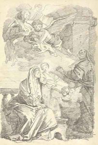 Saint Anne teaching the young Virgin to read, after Giovanni Battista Tiepolo