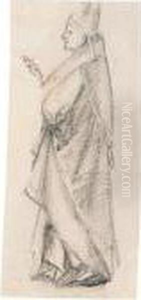 Study Of A Bishop In Profile - view 1