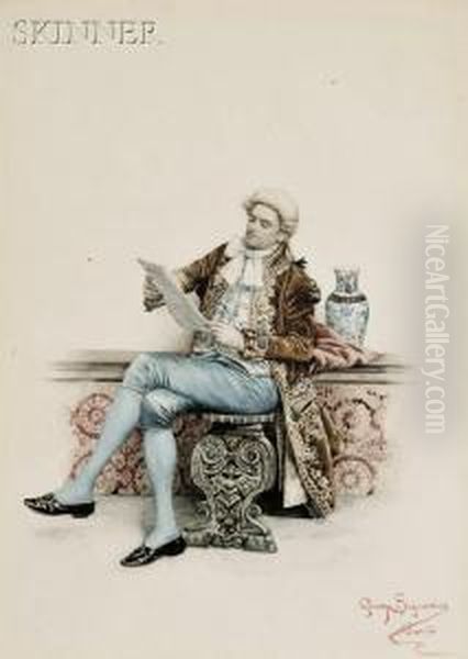 Gentleman Reading - view 1