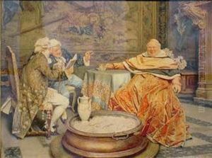Cardinal's Audience by Guiseppe Signorini