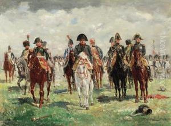 Napolean Leading His Troops - view 1