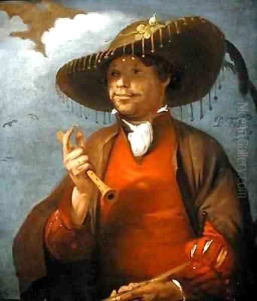 Portrait of a Shepherd with a Flute and a Ring - view 1