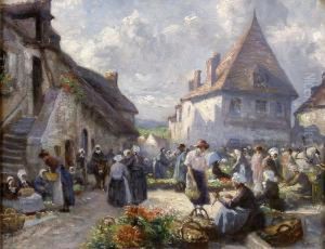 Scene De Marche by Max Silbert