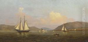 Sailing On The Hudson by Francis Augustus Silva