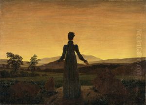 Woman before the Rising Sun (Woman before the Setting Sun) 1818-20 by Caspar David Friedrich