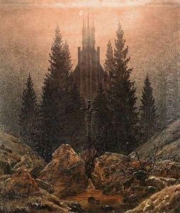 The Cross on the Mountain, Kunstmuseum at Dusseldorf by Caspar David Friedrich