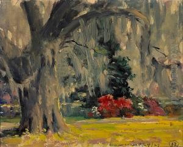 Moss - Garden Of Dreams (no. 
775), 1927; Hanging Moss - Garden Of Dreams (no. 1183), 1927 (a Pair) - view 1