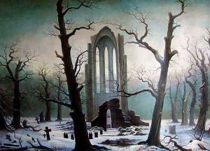 Cementery by Caspar David Friedrich