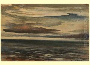 Carmel Coastal - "the Tranquil Hour" Titled Verso S L/r: William P. Silva O/cb 10x8