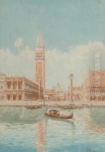 Piazza San Marco, Venice by Ferdinando Silvani