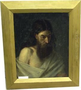 Portratt Av Man Med Skagg. by Jacob Johan Silven