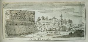 Vue De La Bastille En 1641