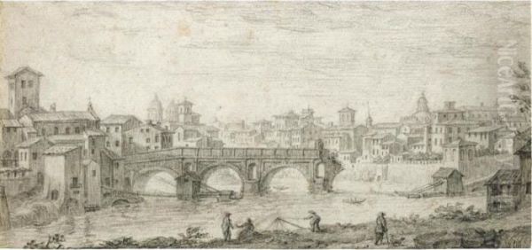 View Of The 'ponte Rotto', Rome - view 1
