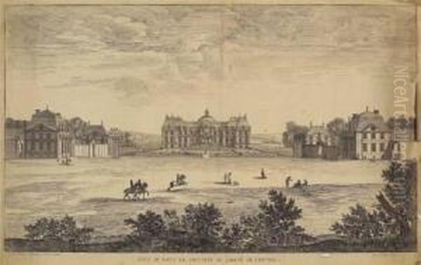 Veue De Vaux Le Vicomte Du Coste De L'entree - view 1