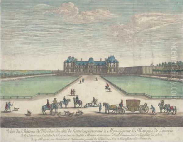 Veue De Chateau De Meudon Du Cate De L'entree - view 1