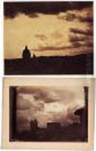 Rome. Two Cloud Studies by Carlo Baldassare Simelli