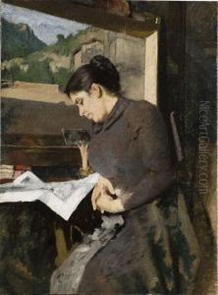 La Moglie Che Legge Il Giornale - view 1