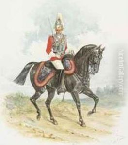 A Mounted Officer Of The 2 
N 
D 
 Lifeguards