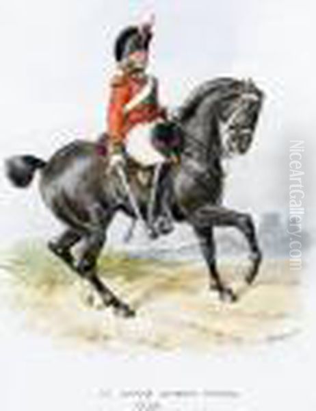 1st King's Dragoon Guards 1798 by Richard Simkin