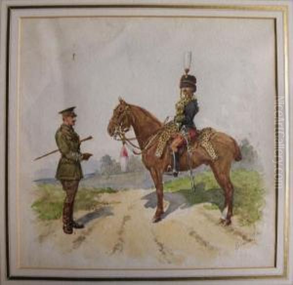 11th (prince Albert````````````````s Own) Hussar by Richard Simkin