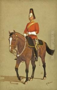 Equestrian Portrait Of An Officer Of The Household Cavalry