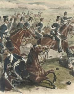 The 13th Light Dragoons In The Light Cavalry Charge At Balaclava