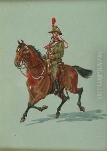 3rd And 4th County Of London Imperial Yeomanry by Richard Simkin