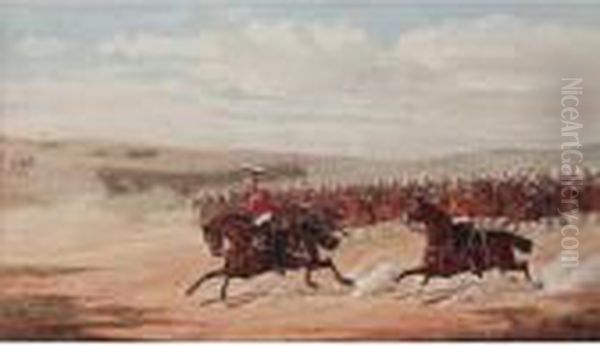 5th Princess Charlotte Of Wales's Dragoon Guards by Richard Simkin