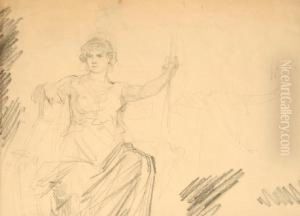 Studie Einersitzenden by Franz Xaver Simm