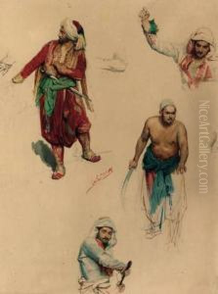 Studies Of Turkish Figures - view 1