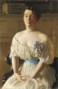 Contemplation (portrait Of Mrs. Fisher) by Edward Emerson Simmons