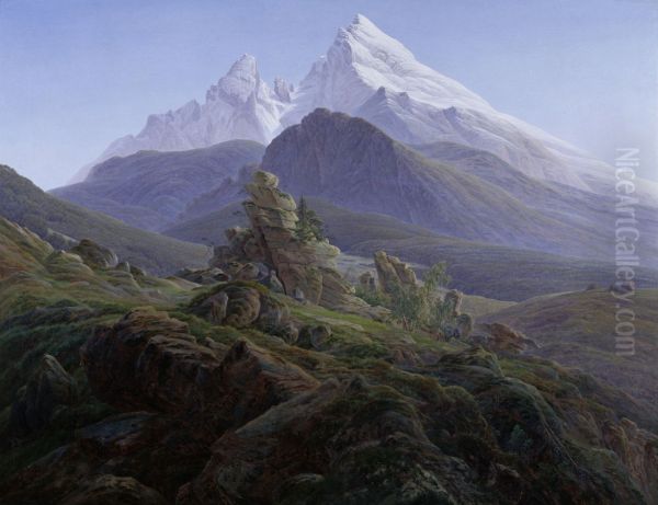 The Watzmann 1824-25 - view 1