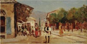 A Group Of Seventeen Works, Including Views Of Delos, Greece by Gaston Simoes De Fonseca