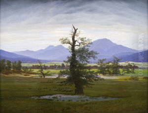 Village Landscape in Morning Light (The Lone Tree) 1822