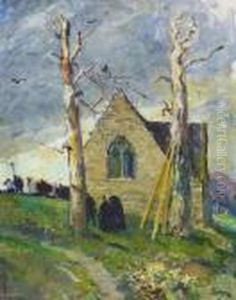 Chapelle A Sainte-marine by Lucien Simon