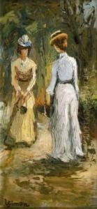 Elegantes A L'ombrelle by Lucien Simon