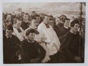 La Procession by Lucien Simon